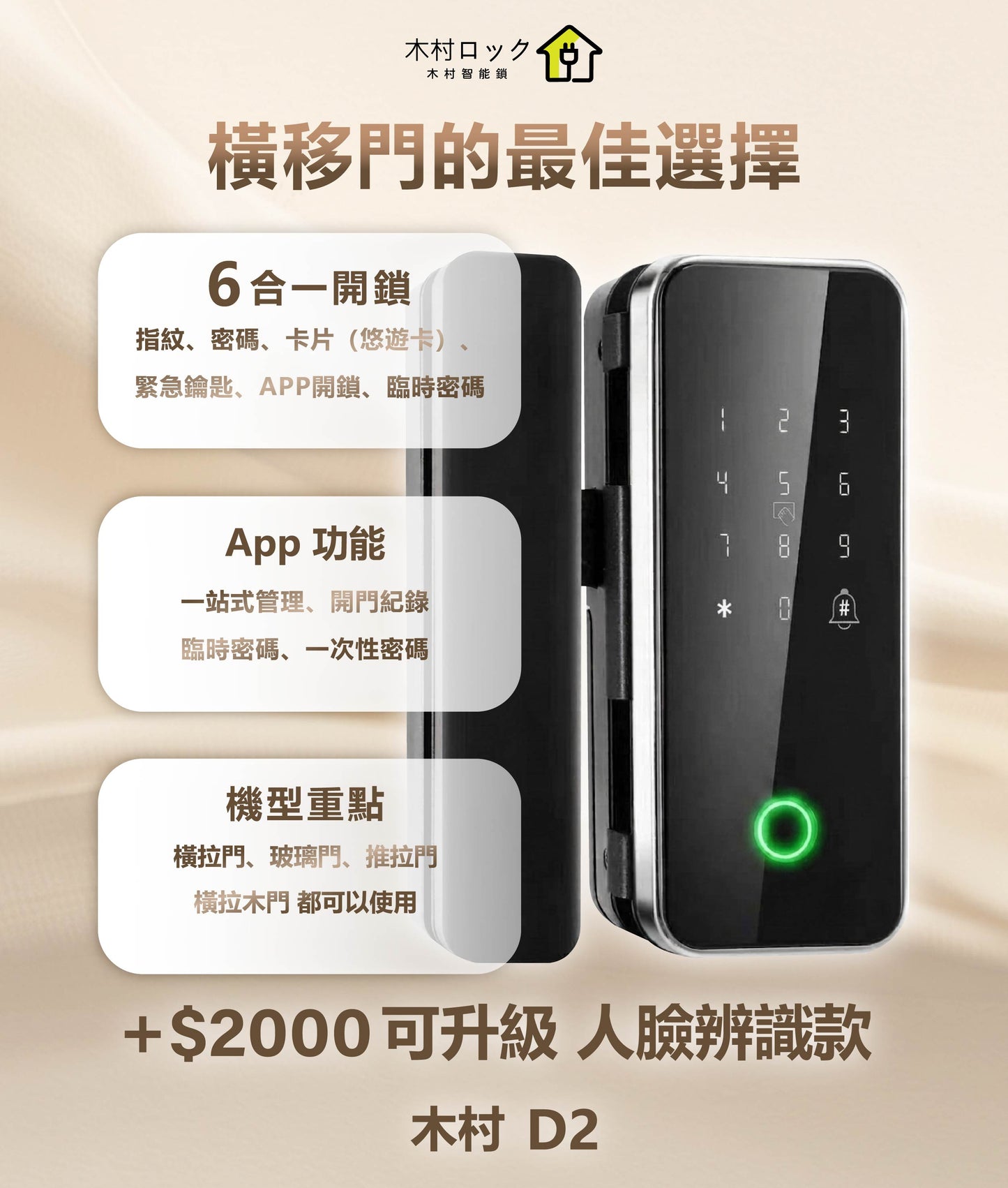 木村 D2 電子鎖